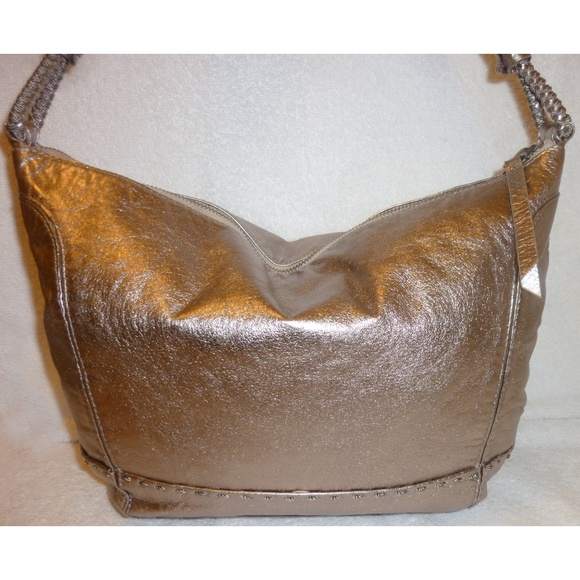 The Sak taupe metallic pig leather hobo - Picture 5 of 6